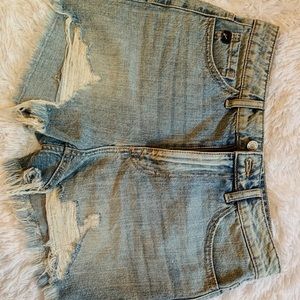 VICI hazel denim shorts